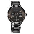Titan Ceramic Fusion Multifunction Black Round Dial Two Toned Stainless Steel Strap Watch For Men - image number 2