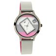 Fastrack Fit Outs Quartz Analog with Date Multicoloured Dial Leather Strap Watch for Girls - image number 0