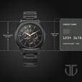 Titan Regalia Arc Analog with Day Date Second Subdial and Black Dial Black Stainless Steel Strap Watch for Men - image number 3