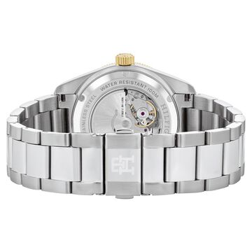 Tommy Hilfiger Automatic Green Dial Stainless Steel Strap Watch For Men