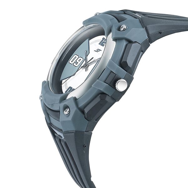 SF Turbo Quartz Analog Grey Dial PU Strap Watch for Men - image number 2