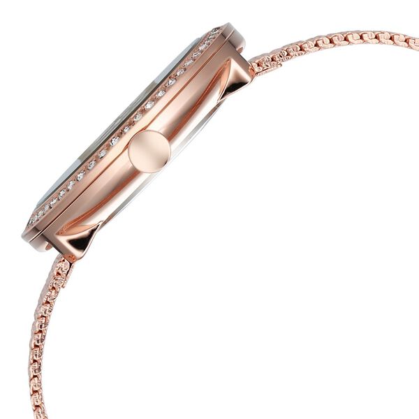 Fastrack Vyb Eclipse Quartz Analog Mother of Pearl Dial Rose Gold Color Metal Strap Watch For Girls - image number 4