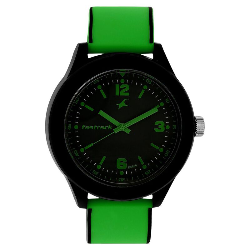 Fastrack Quartz Analog Black Dial Plastic Strap Unisex Watch