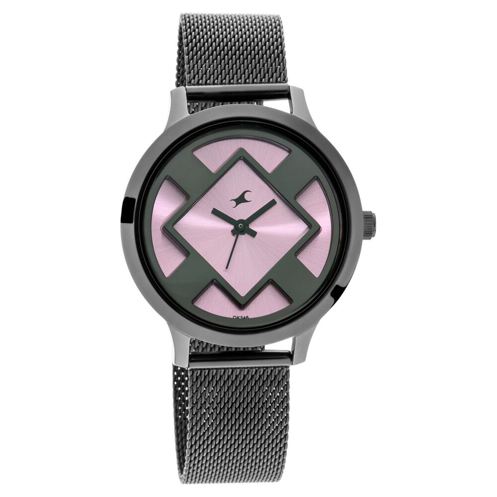 Fastrack pink dial watch discount