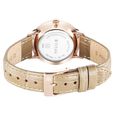 Titan Bright Leathers Silver Dial Analog with Date Leather Strap Watch for Women - image number 4