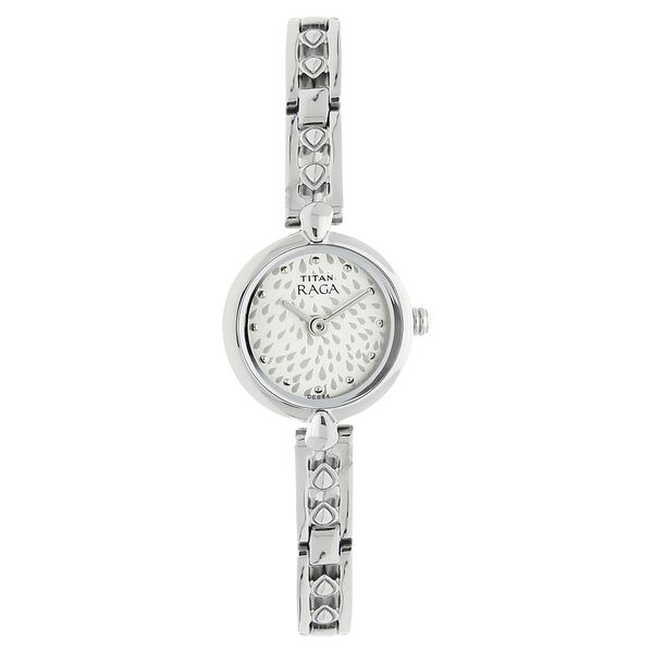 Titan Raga Essentials Silver Dial Analog Metal Strap watch for Women - image number 0