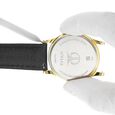 22 mm Black Genuine Leather Straps for Men - image number 6