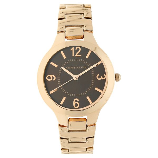 Anne Klein Quartz Analog Brown Dial Metal Strap Watch for Women - image number 0