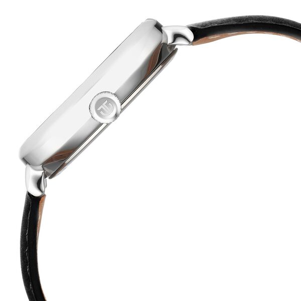 Titan Neo Curve Quartz Analog with Date Anthracite Dial Black Leather Strap Watch for Men - image number 3