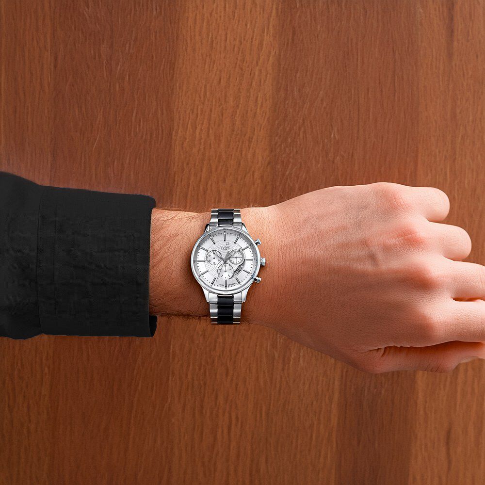 Buy Online Xylys Triumph Swiss Chronograph Stainless Steel White