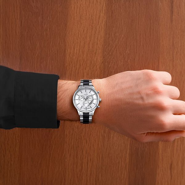 Xylys Triumph Swiss Chronograph Stainless Steel White Dial Watch for Men - image number 6
