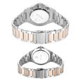 Titan Bandhan Quartz Analog with Date White Dial Two Toned Stainless Steel Strap Watch For Couple - image number 4