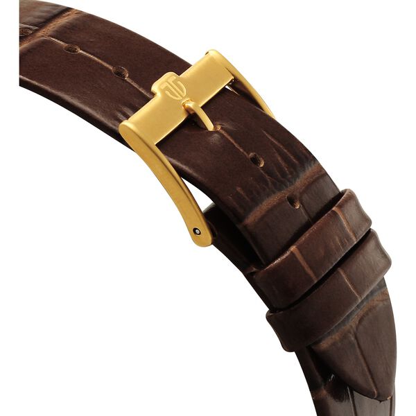 Titan Edge Monture Quartz Analog Brown Dial Brown Leather Strap Watch For Men - image number 5