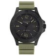 Tommy Hilfiger Quartz Analog Black Dial Green Silicone Strap Watch For Men - image number 0