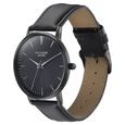 Sonata Poze Quartz Analog Black Dial Leather Strap Watch for Men - image number 3