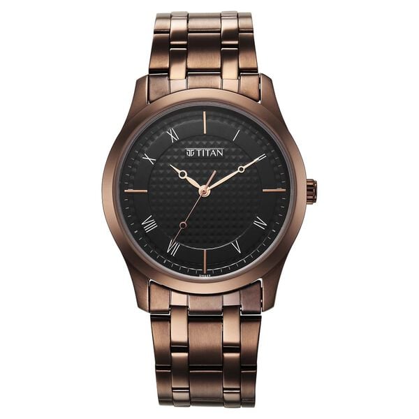 Titan Karishma Black Dial Watch for Men - image number 0