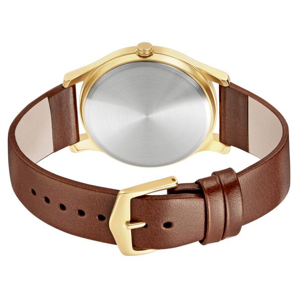 Sonata Quartz Analog White Dial Leather Strap Watch for Men - image number 3