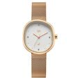 Vyb Muse By Fastrack Quartz Analog White Dial Rose Gold Stainless Steel Strap Watch For Girls - image number 1