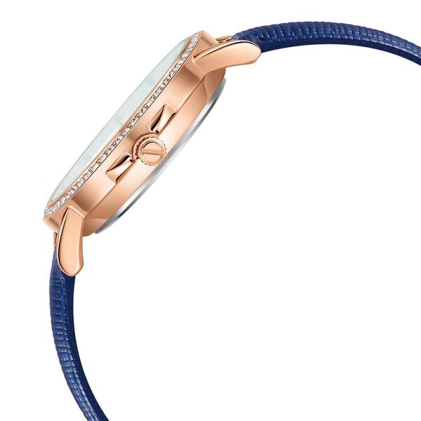Kenneth Cole Quartz Multifunction Silver Dial Leather Strap Watch for Women - image number 1