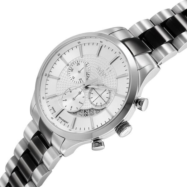 Xylys Triumph Swiss Chronograph Stainless Steel White Dial Watch for Men - image number 3