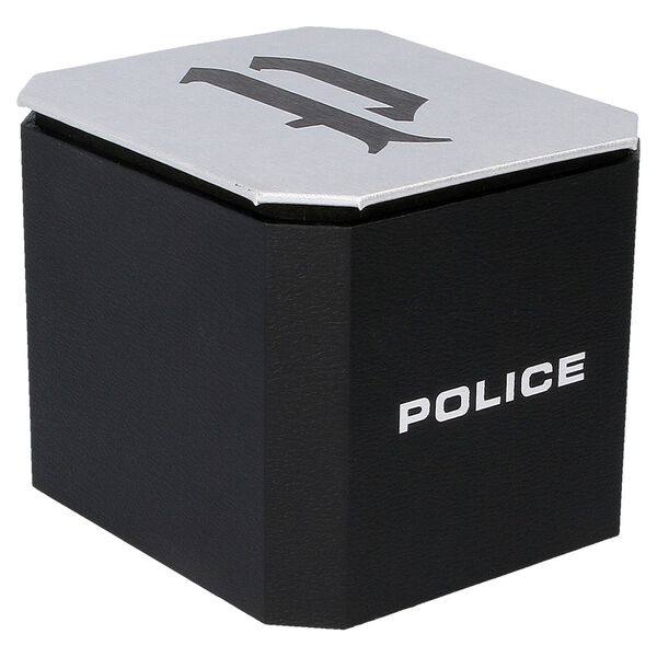Police Quartz Analog Black Dial Silicone Strap Watch for Men - image number 2