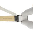 18 mm Black Genuine Leather Strap for Men - image number 5