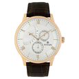 Titan Quartz Multifunction White Dial Leather Strap Watch for Men - image number 0