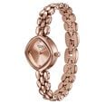 Poze Poze Quartz Analog Pink Dial Rose Gold Metal Strap Watch For Women - image number 4