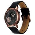 Fastrack Pulse IV Dual Time Watch for Men with  Black Sunray Dial & Black Leather Strap - image number 2
