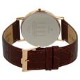 Titan Quartz Analog Brown Dial Leather Strap Watch for Men - image number 3