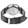 Sonata Quartz Analog with Date Silver Dial Black Leather Strap Watch For Men - image number 5