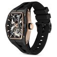 Kenneth Cole Automatic Black Dial Silicone Strap Watch For Men - Limited Edition - image number 2