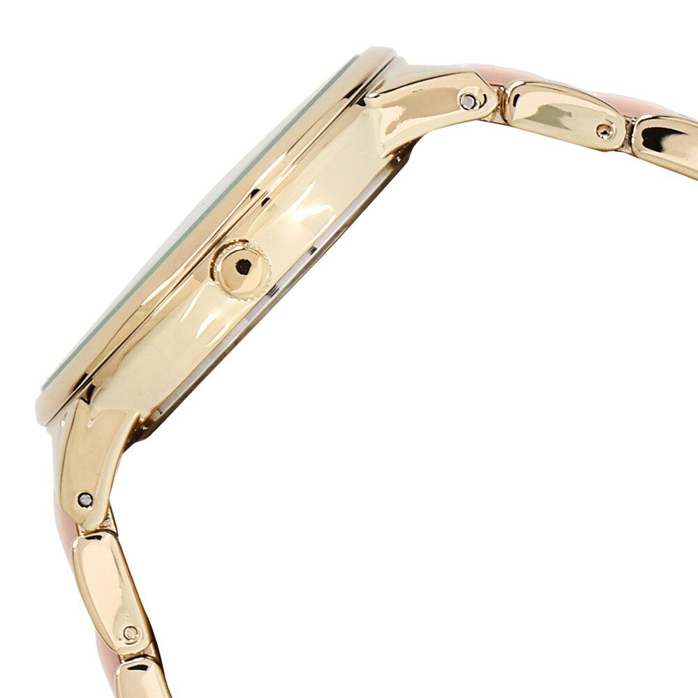 Buy Online Anne Klein Quartz Analog Beige Dial Bimetal Strap Watch for Women neak1412bmgbw Titan
