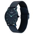 Sonata Sleek Quartz Analog Blue Dial Blue Stainless Steel Strap Watch For Men - image number 2