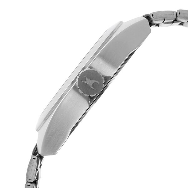Fastrack Checkmate Quartz Analog Yellow Dial Stainless Steel Strap Watch for Guys - image number 2