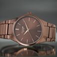 Sonata Poze Quartz Analog Black Round Dial Black Metal Strap Watch For Men