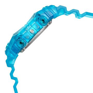 Zoop Mystic Digi Digital Watch For Boys With Transparent Blue Finish From House Of Titan