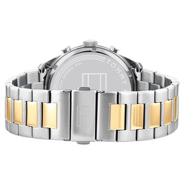 Tommy Hilfiger Black Dial Stainless Steel Strap Watch for Men