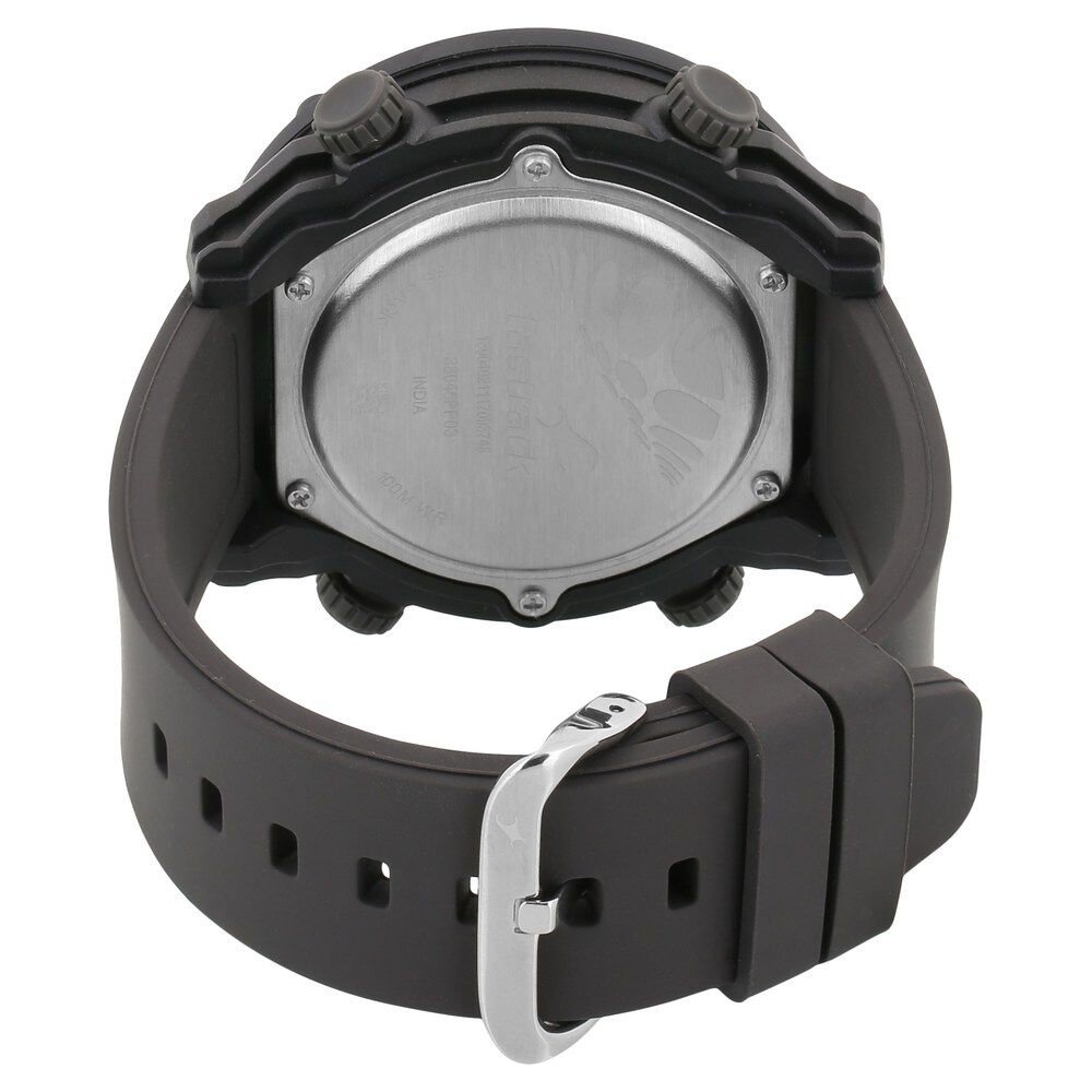 Buy Online Fastrack Trendies Digital Black Dial Silicone Strap