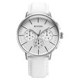 Titan Light leathers Multifunction Silver Dial Leather Strap Watch For Men - image number 1