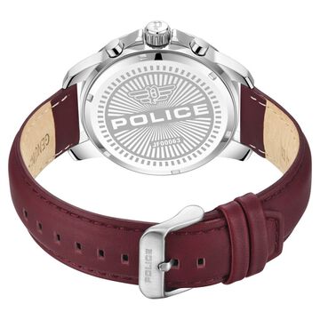 Police Black Dial Quartz Multifunction Watch for Men