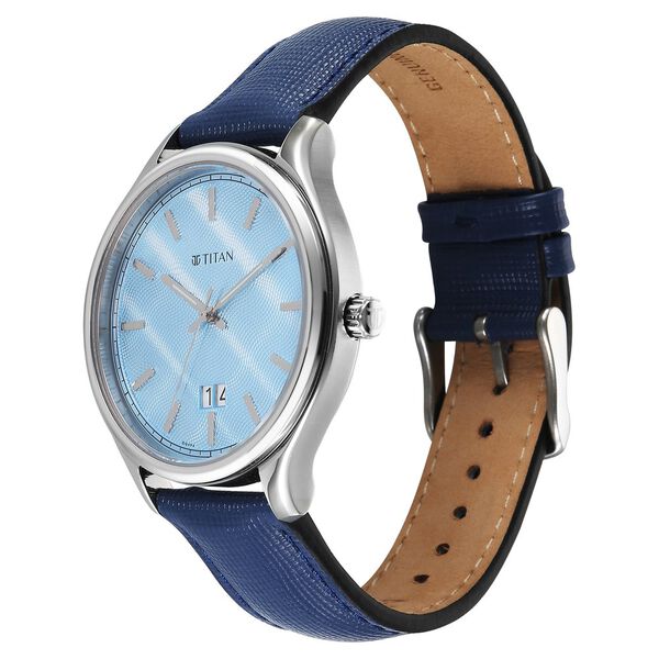 Titan Classique Palette of Time Analog with Blue Dial Interchangeable Straps Watch with for Men - image number 4