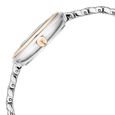 Titan Aura Quartz Analog White Mother Of Pearl Dial Rose Gold and Silver Stainless Steel Strap Watch for Women - image number 3