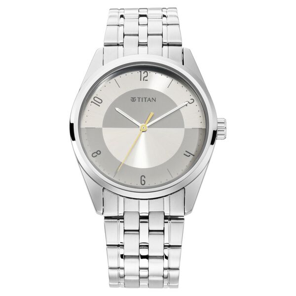 Titan Workwear Grey Dial Analog Metal Strap watch for Men - image number 1