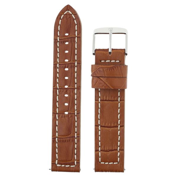 Buy Online 20 mm Tan Genuine Leather Strap for Men nf103037020sq