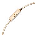 Titan Raga Ethereal Quartz Analog White Mother Of Pearl Dial Rose Gold Stainless Steel Strap Watch For Women - image number 4