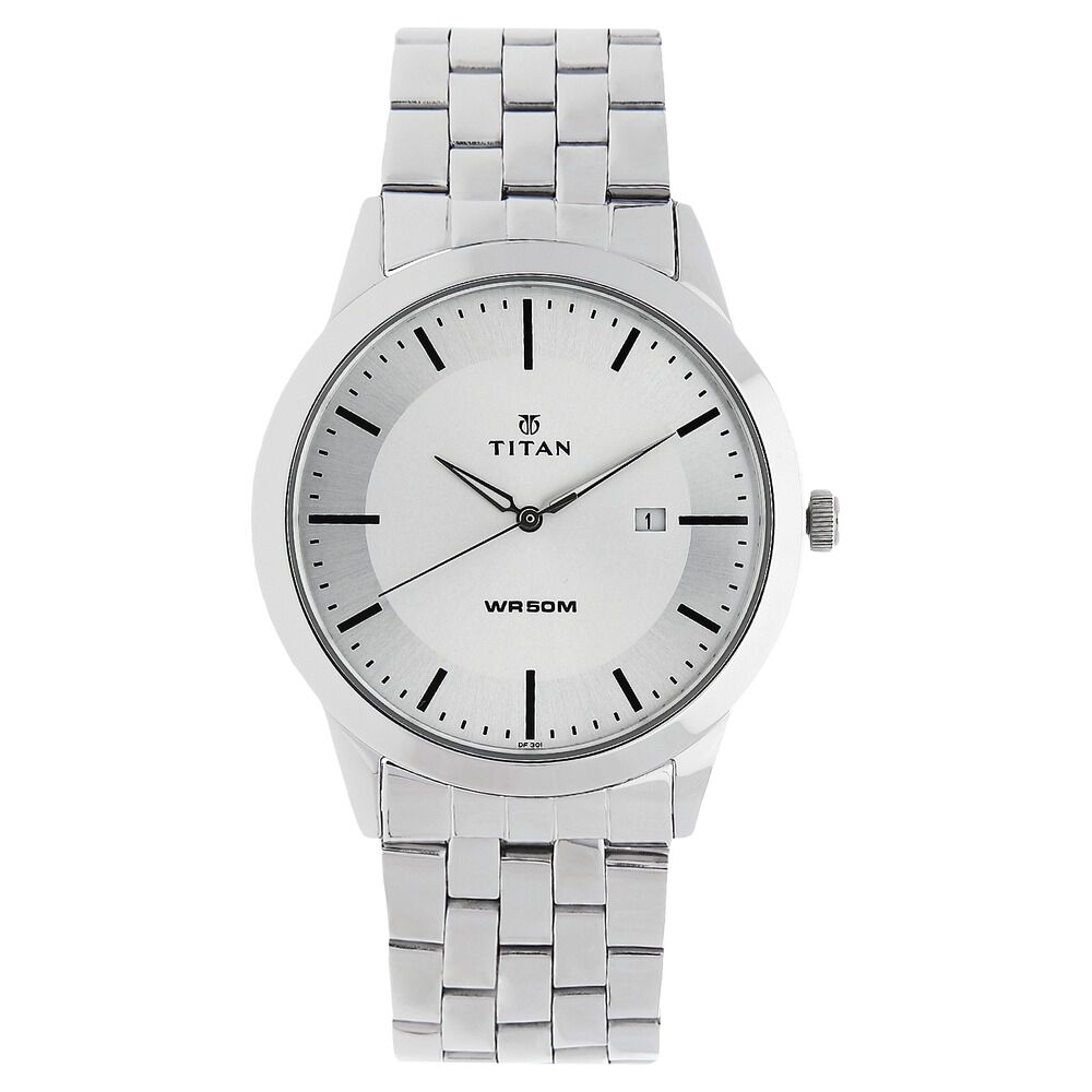 Titan watch white discount colour