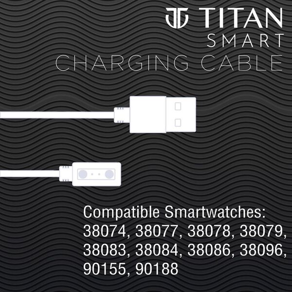 Titan Smartwatch Charging Cable 2PIN - image number 3