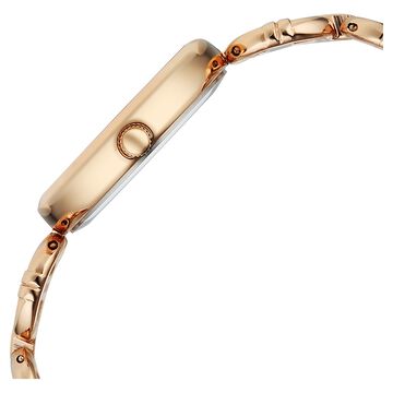 Titan Raga Showstopper Quartz Analog Rose Gold Dial Metal Strap Watch For Women