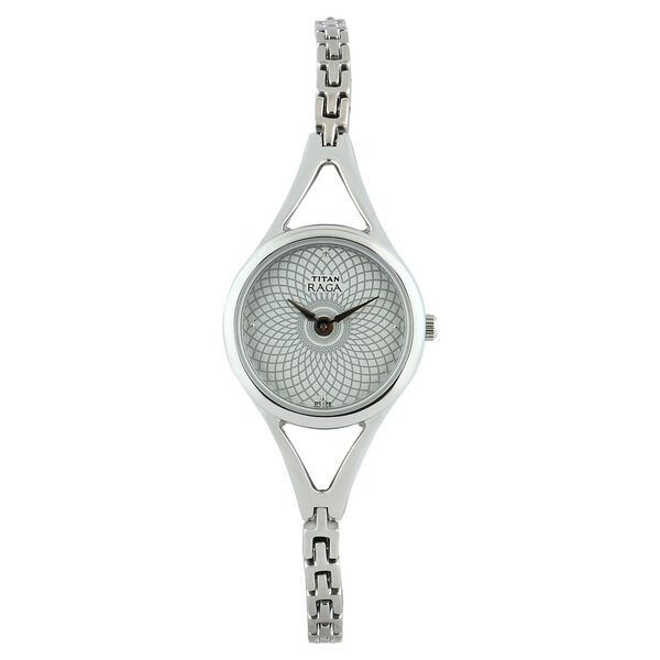 Titan Quartz Analog Silver Dial Metal Strap Watch for Women - image number 0